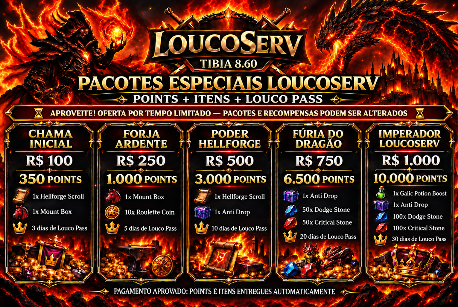 Promoção de depósito